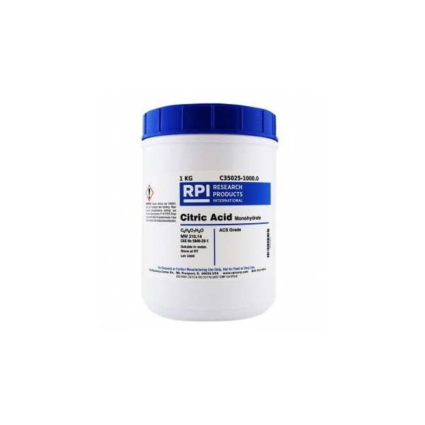 Citric Acid, Monohydrate, ACS Grade, 1 KG
